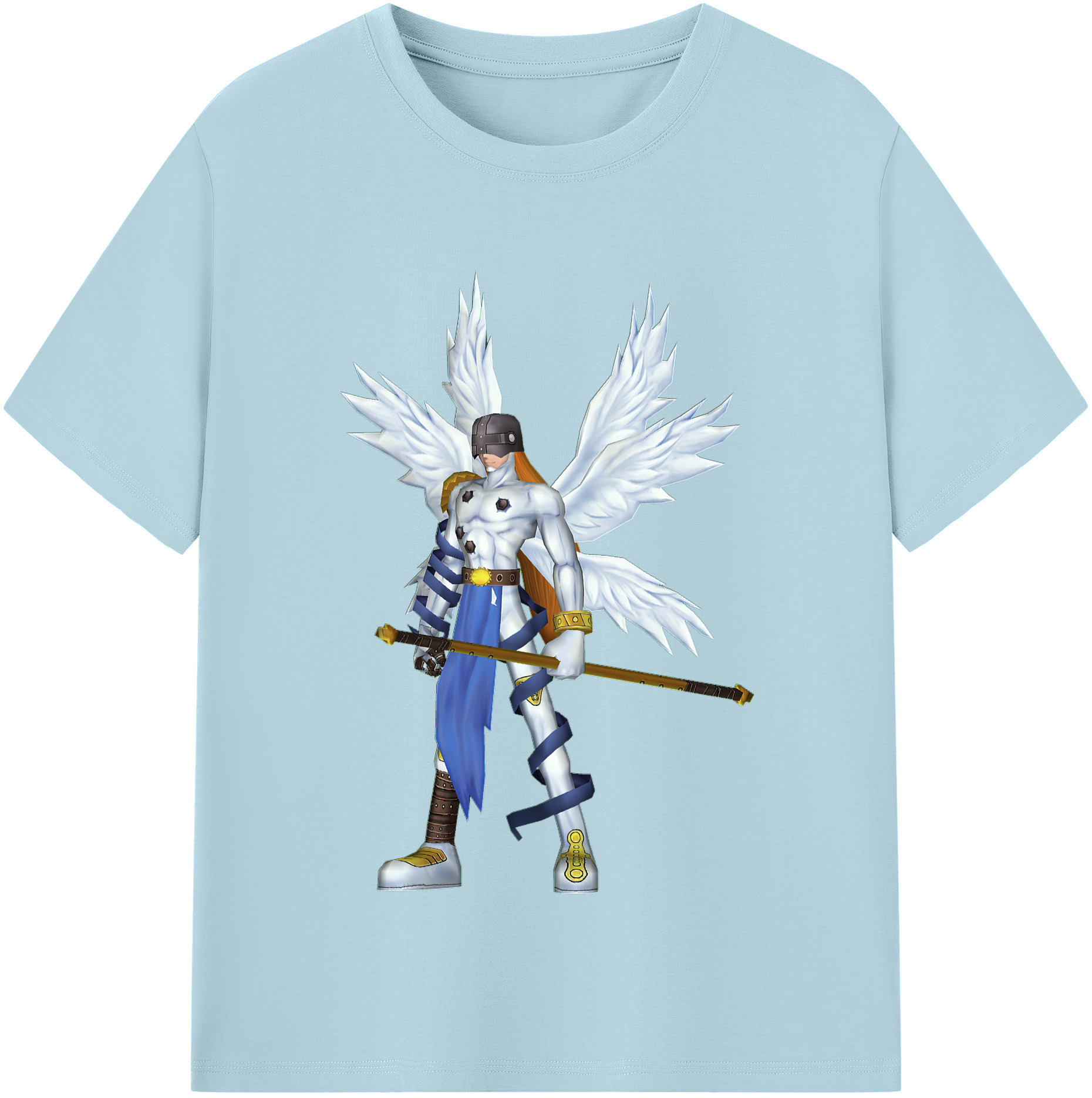 （画像用） Digimon デジタルモンスター/デジモン 綿100％半袖Tシャツ（フロントプリント）